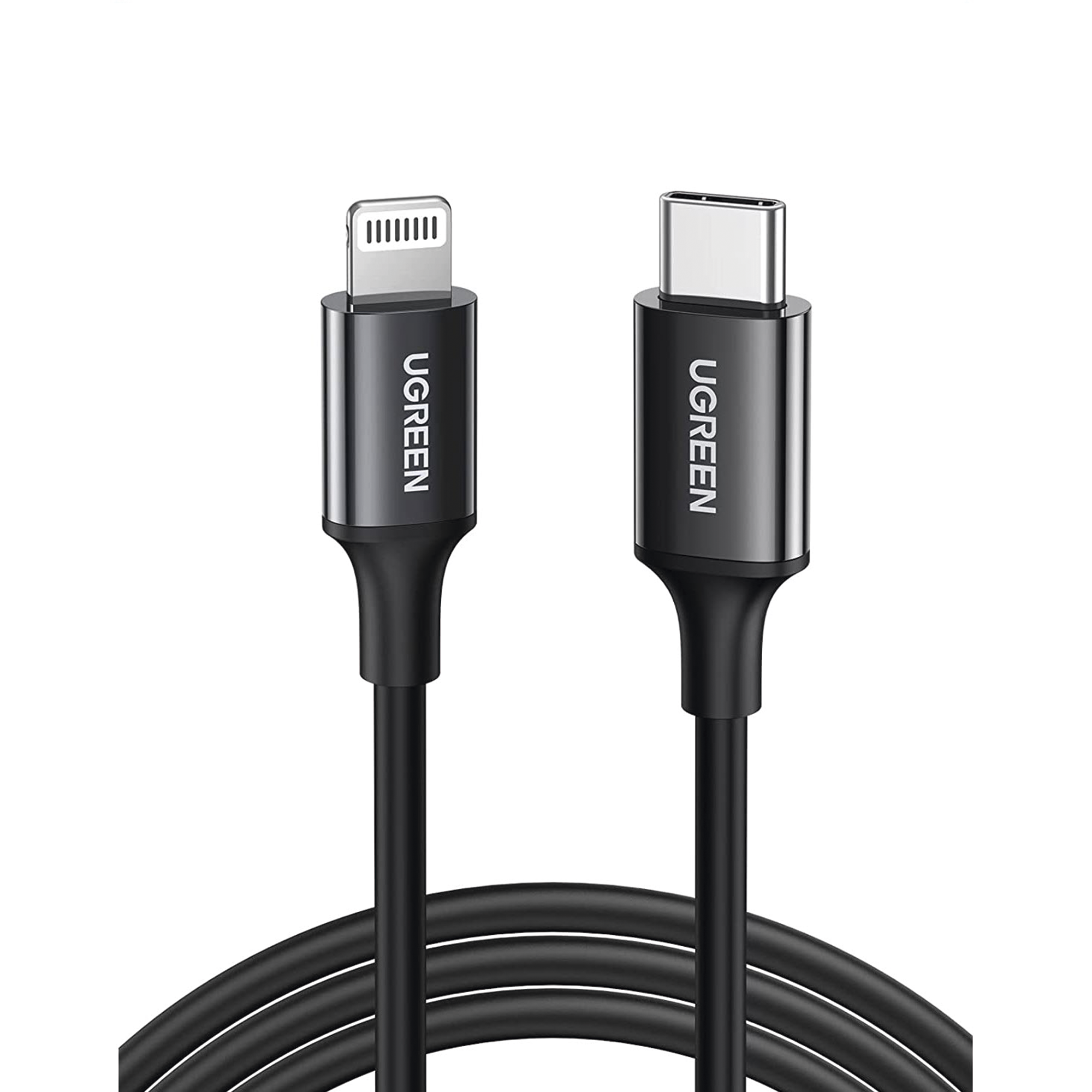 Cable USB-C a Lightning | 1 Metro | Certificado MFi | Carga Rápida 60W | 480 Mbps | PD | Conector C94 | Adecuado para iPhone, iPad y iPod | Protección Integrada | Caja de ABS | Cubierta de TPE | Color Negro. Cable USB-C a Lightning | 1 Metro | Certificado MFi | Carga Rápida 60W | 480 Mbps | PD | Conector C94 | Adecuado para iPhone, iPad y iPod | Protección Integrada | Caja de ABS | Cubierta de TPE | Color Negro.